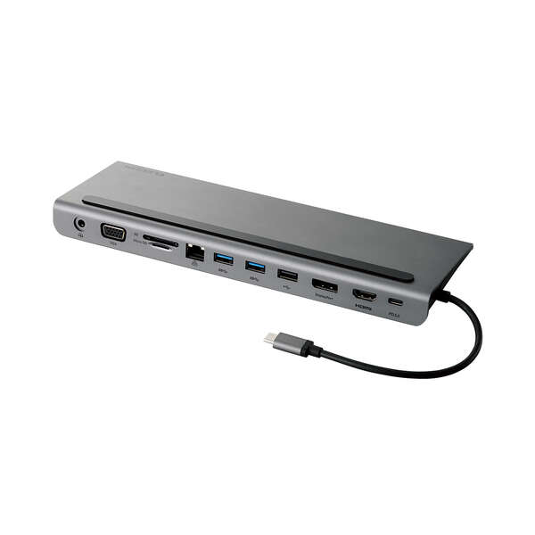 USB Type-C接続ドッキングステーション/11in1/ノートPC向け