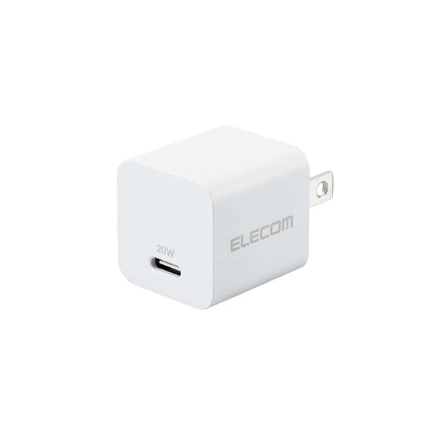 (未使用･未開封品)　エレコム AC充電器/2.4A出力/Type-Cメス1ポート/ホワイト qdkdu57 Amazon | エレコム(ELECOM) AC充電器/Type-Cケーブル一体型/2.4A