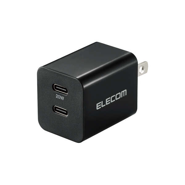 USB Power Delivery 20W AC充電器(C×2) - EC-AC3520BK
