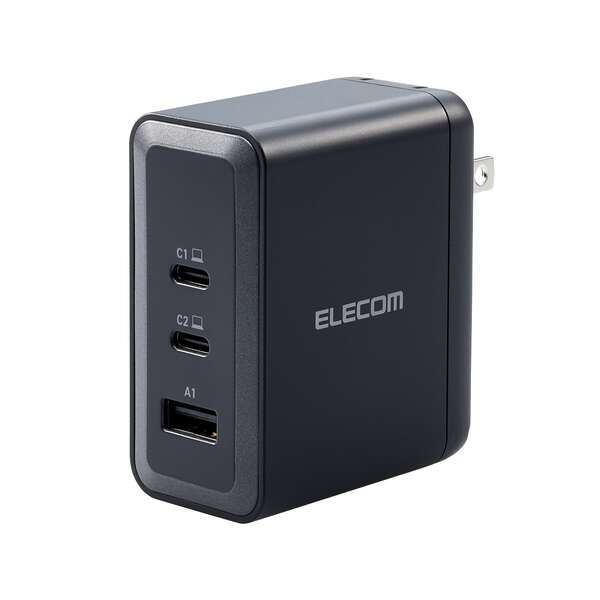 エレコム 充電器 150W USB PD対応 4ポート 1ポート最大100W EC-AC67150BK AC充電器 150W USB PD対応 4ポート Type-C×4 1