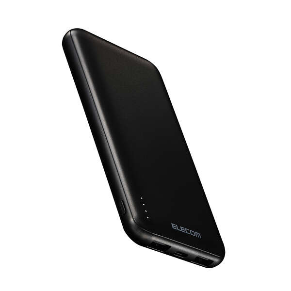 薄型コンパクトモバイルバッテリー(10000mAh) - EC-C37BK