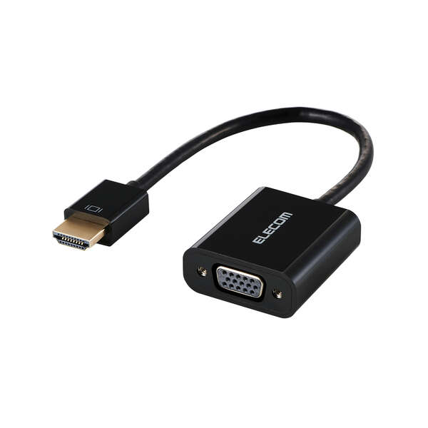 あめ　 ELECOM HDMI to VGA アダプター 16個セット HDMI(R) - VGA変換アダプター - EC-HDMIVGABK2