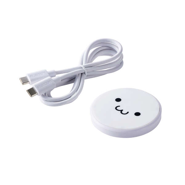 コンパクトQi規格(BPP)対応ワイヤレス充電器(10W・卓上) - EC-QA27WF