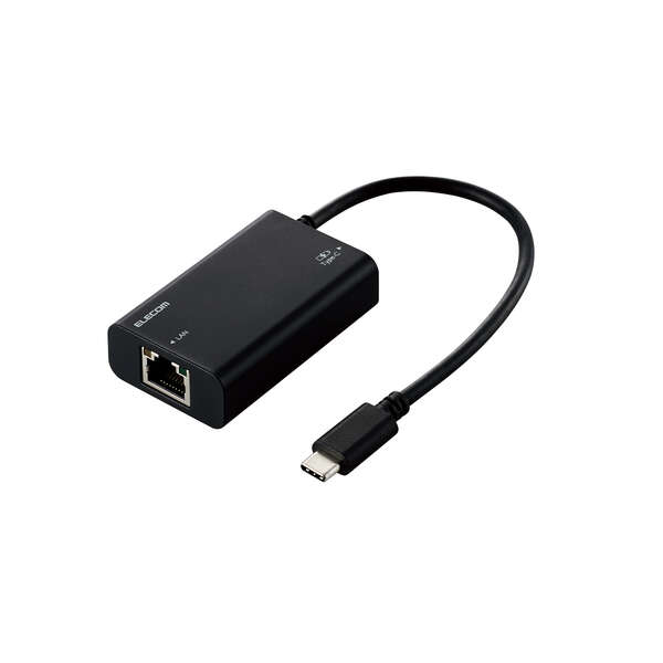 エレコム 有線LANアダプター USB3.1 Gen1 (USB3.0) Type-C USB-C→RJ45 変換アダプター ギガビット 【Windows 10/8.1/7、Mac 10.15/10.14/10.13 41K2YStDfmL.jpg