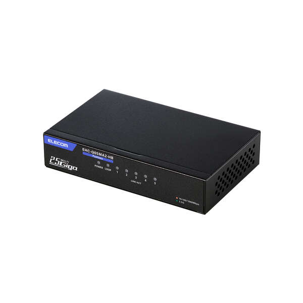 2.5Gマルチギガ対応5ポートスイッチ(金属筐体 ACアダプター) - EHC