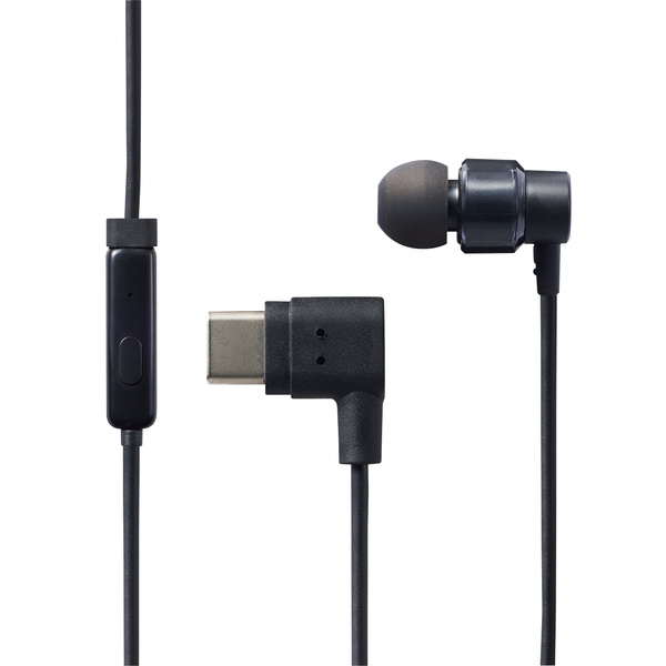 USB Type-C用片耳ヘッドホンマイク（アナログ式） - EHP-CAMCS100BK