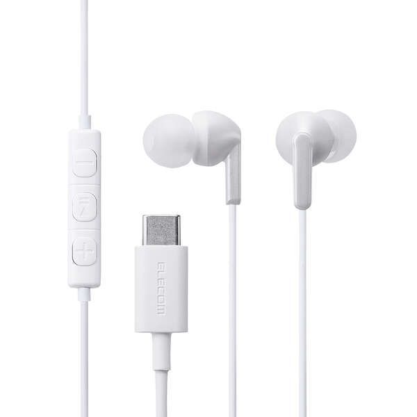マイク付き 有線イヤホン USB Type-C(TM) カナル型 - EHP-DF19CMWH-EC