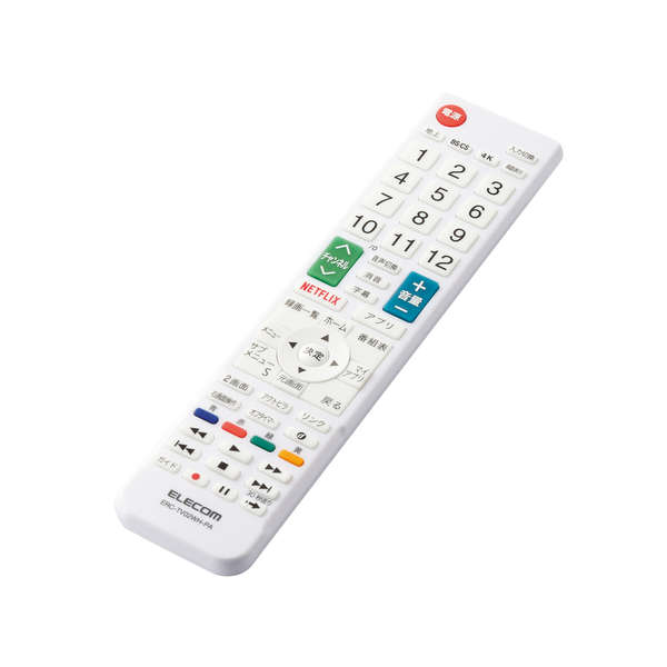 かんたんTVリモコン パナソニック用 ホワイト - ERC-TV02WH-PA