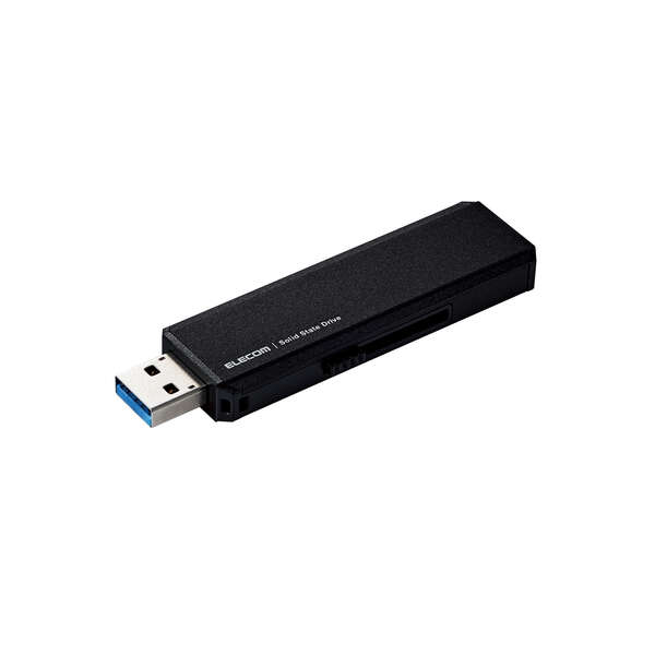 入学・進学祝に！ ELECOM 外付けSSD ESD-EX500GBK 外付けポータブルSSD - ESD-EXS1000GWH