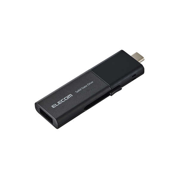 【新品未使用】ELECOMポータブルSSD ESD-EAWB1000GBK USB Type-C(TM)/USB-Aコネクター対応外付けポータブルSSD - ESD