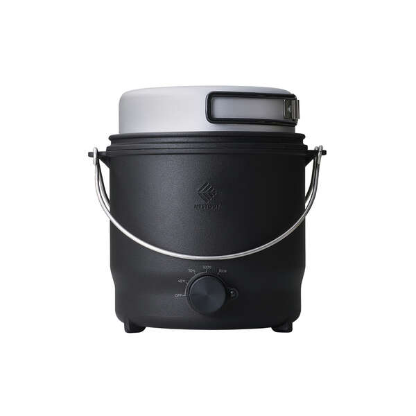 エレコム NESTOUTネストアウト 電気調理器 電気炊飯器COOKER-1黒 HAC-NECK01BK_01k.jpg