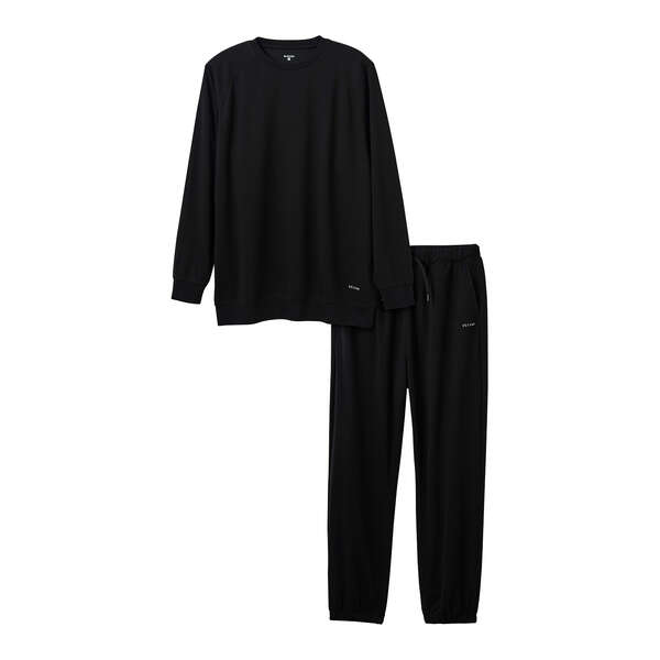 ECLEAR リカバリーウェア 長袖ロングパンツ セット ブラック XL - HCM