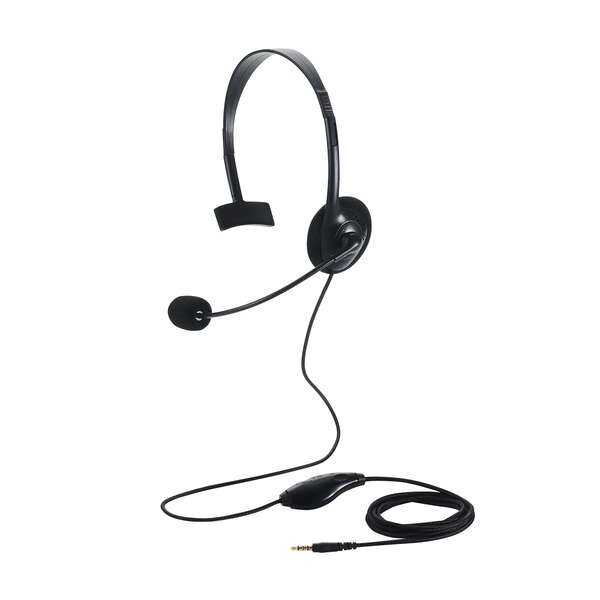 ELECOM HS-HP23TBK 有線ヘッドセット ブラック (両耳大型4極 ELECOM HS-HP23TBK 有線ヘッドセット ブラック (両耳大型4極