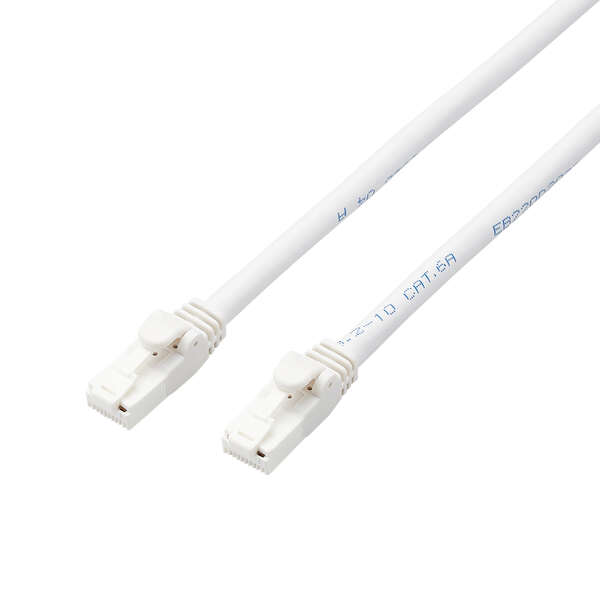 Cat6A LANケーブル(スタンダード・ツメ折れ防止) - LD-GPAT/WH1/RS