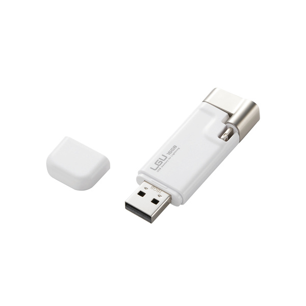 Lightningコネクタ搭載USB2.0メモリ - LMF-LGU216GWH