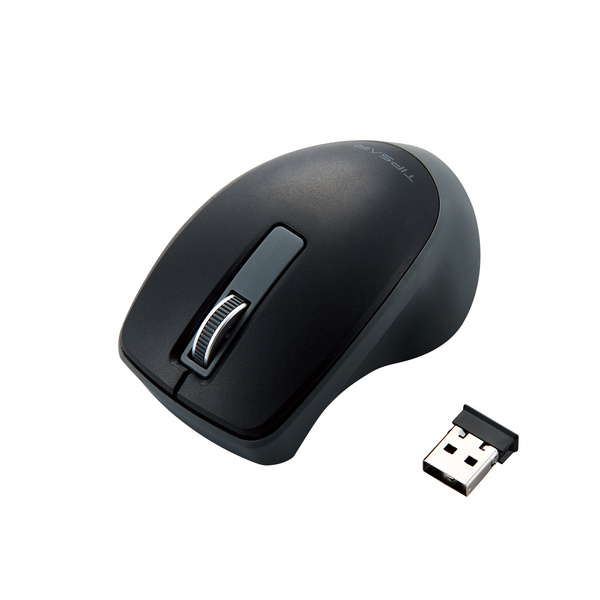 ワイヤレス3ボタンBlueLEDマウス“TIPS AIR” - M-TP10DBBK