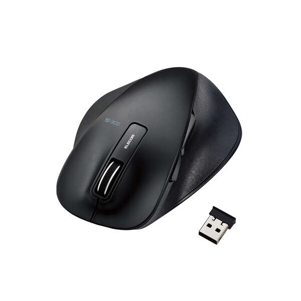 エレコム ワイヤレスマウス EX-G PRO M-XGXL50MBSK ELECOM M-XGXL50MBSKBK マウス/ EX-G PRO/ 右手専用/ XLサイズ