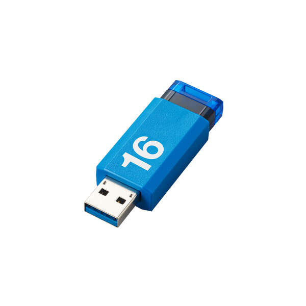 USB2.0 ノック式メモリ 16GB - MF-APKU2016GBU