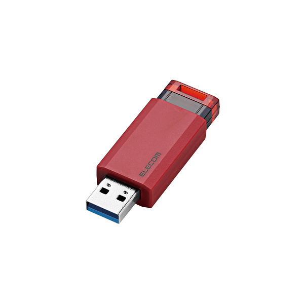 USB3.1(Gen1)対応 ノック式USBメモリ - MF-PKU3032GRD