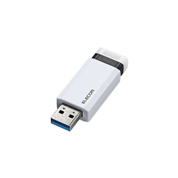 USB3.1(Gen1)対応 ノック式USBメモリ - MF-PKU3128GWH