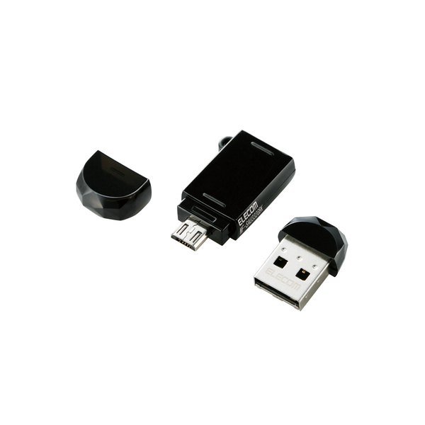 スマホ・タブレット用USB3.0メモリ - MF-SAU332GBK