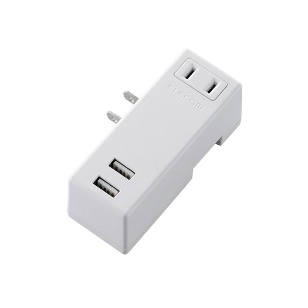 モバイルUSBタップ(横向き) - MOT-U04-2122WH