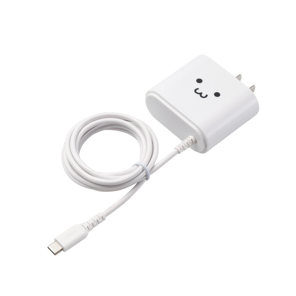 AC充電器（Type-Cケーブル一体型/2.4A） - MPA-ACC02WF