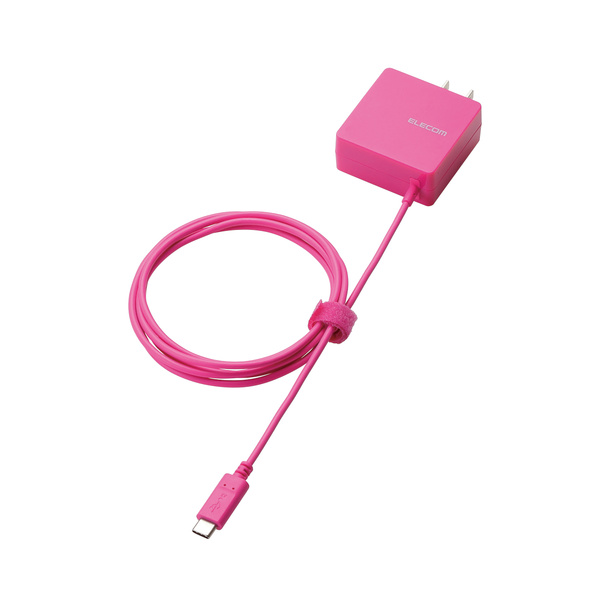 TYPE-C ケーブル一体 AC充電器 - MPA-ACCCC154PN