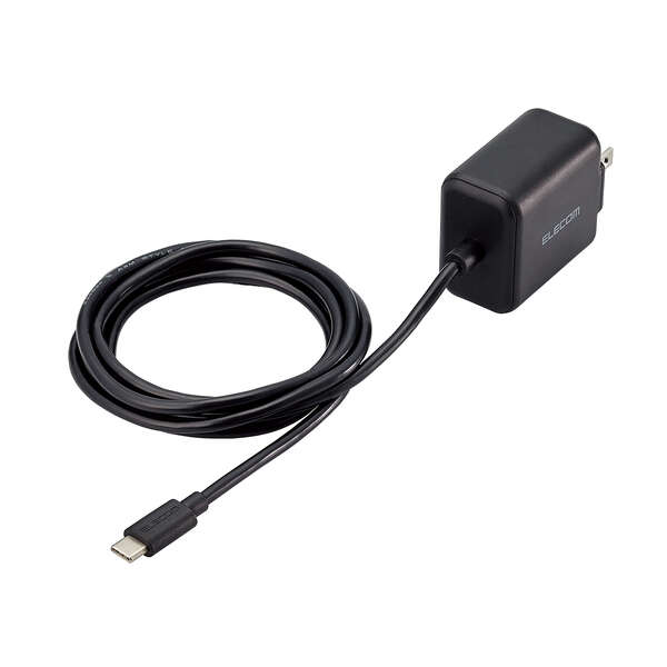 USB Power Delivery20W AC充電器(Cケーブル一体型/1.5m) - MPA-ACCP16BK