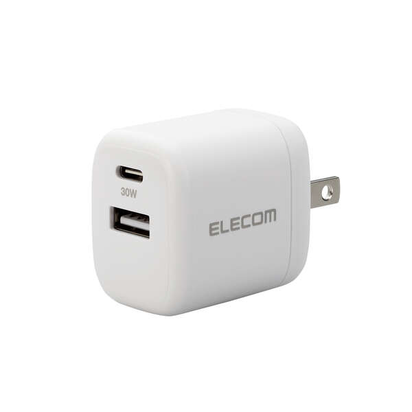 USB Power Delivery 30W AC充電器(A×1/C×1) - MPA-ACCP30WH
