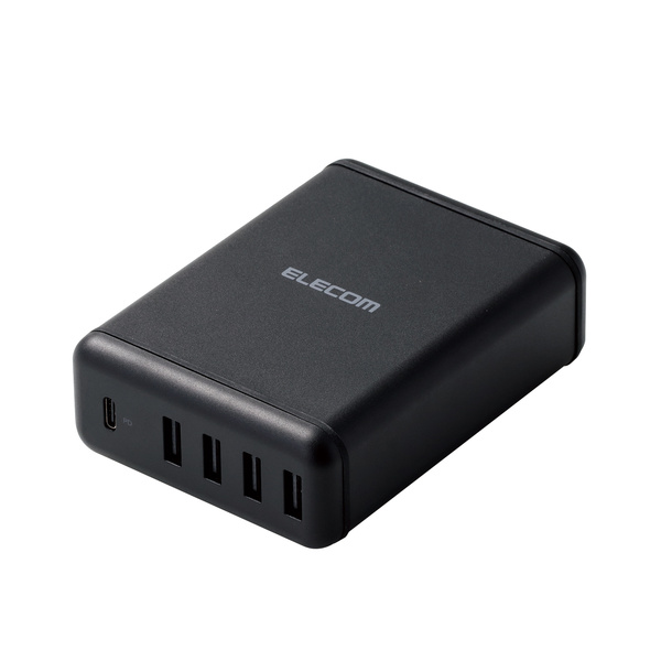 USB PD準拠 5ポートAC充電器 (USB PD30W+30W) - MPA-ACD02BK