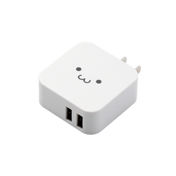 AC充電器（USB2ポート/2.4A） - MPA-ACU02WF