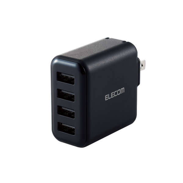 AC充電器(4.8A/Aポート×4） - MPA-ACU13BK