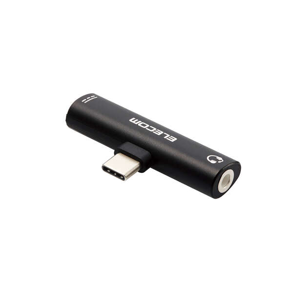 USB Type-Cプラグ - φ3.5mmポート音声変換アダプター(60W給電) - MPA