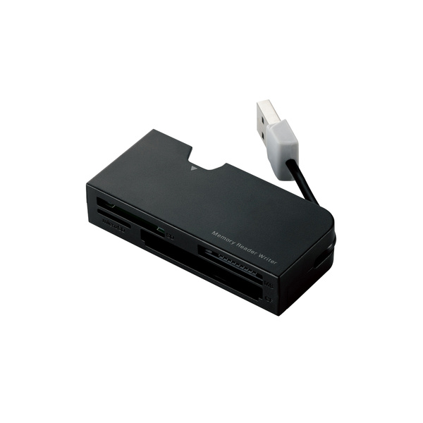 ケーブル収納タイプメモリリーダライタ - MR-K013XBK