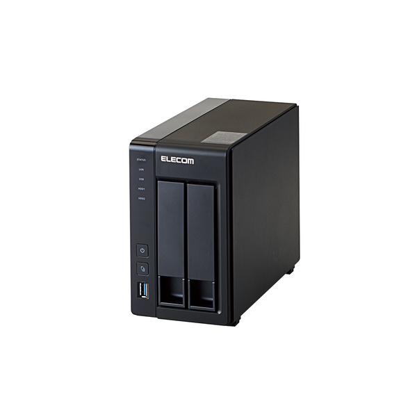 【エレコム】 ポータブル電源 & ランタン 2ベイLinux搭載NAS8TB - NSB-5A8T2BL