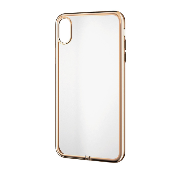 iPhone XS Max用ソフトケース/極み/サイドメッキ - PM-A18DUCTMGD