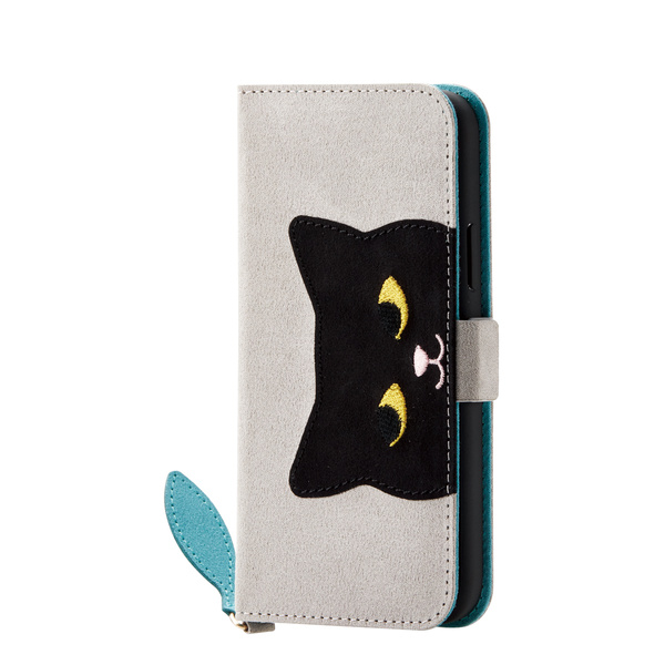 iPhone 11 Pro用ソフトレザーケース/大ネコ - PM-A19BPLFJA201