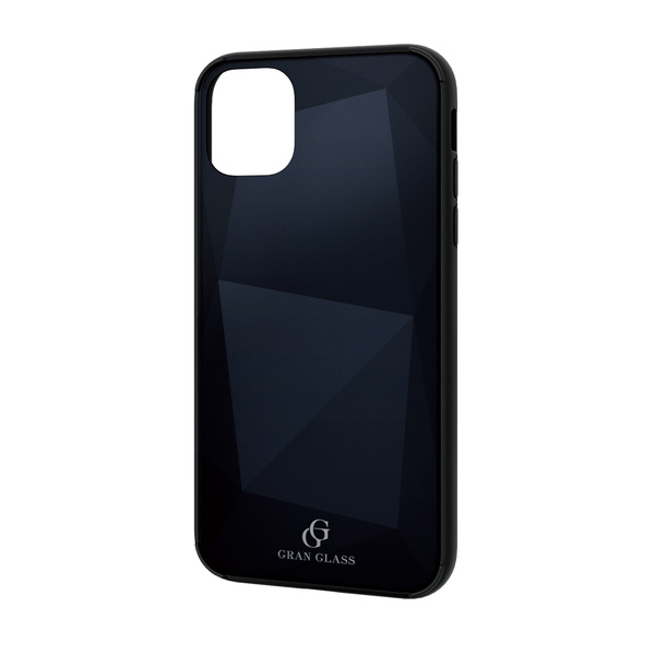 iPhone 11用ハイブリッドケース/ガラス/ダイヤモンド - PM-A19CHVCG7BK