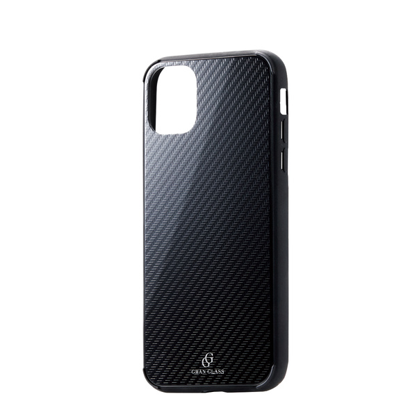 iPhone 11用ハイブリッドケース/ガラス/エンボス - PM-A19CHVCG8D4