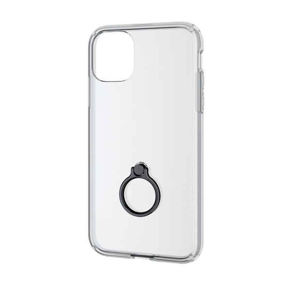 iPhone 11用ハイブリッドケース/リング付 - PM-A19CHVCRBK