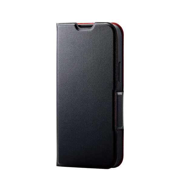 iPhone 13 mini ソフトレザーケース 薄型 磁石付き - PM-A21APLFUBK