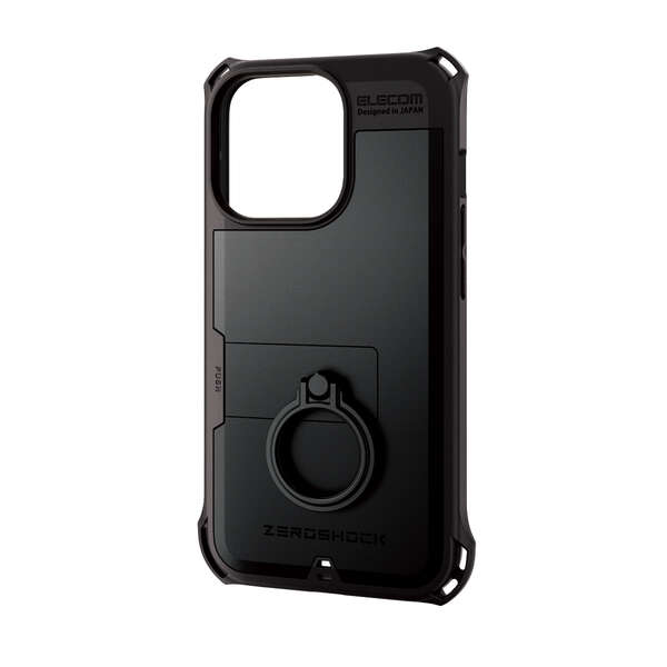 iPhone 13 Pro ZEROSHOCK リング付き - PM-A21CZERORBK
