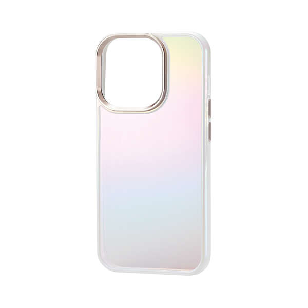 iPhone 15 Pro ハイブリッドケース オーロラ &me - PM-A23CHVCAWH