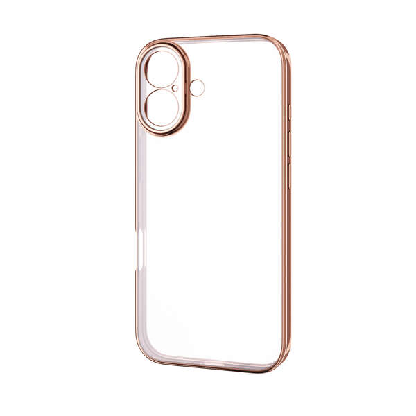 iPhone 17 ソフトケース 極限 メタリック メタルステッカー付 - PM