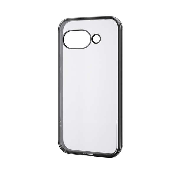 Google Pixel 9a ソフトケース サイドメッキ - PM-P251UCTMBK