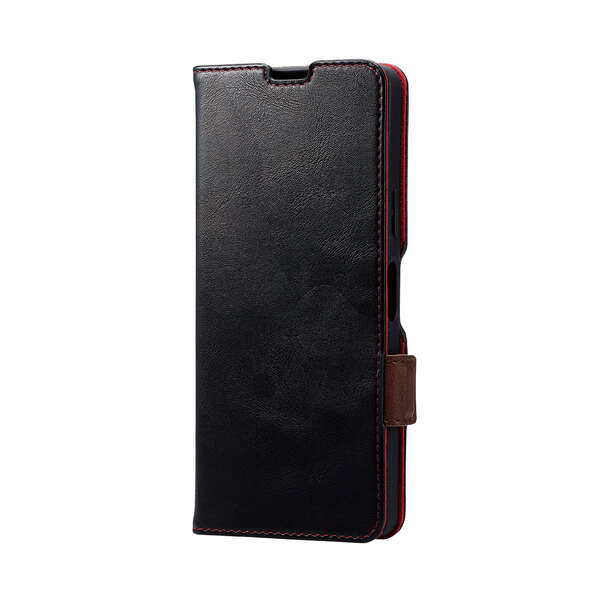 ソフトレザーケース 磁石付 耐衝撃 ステッチ - PM-X232PLFYBK