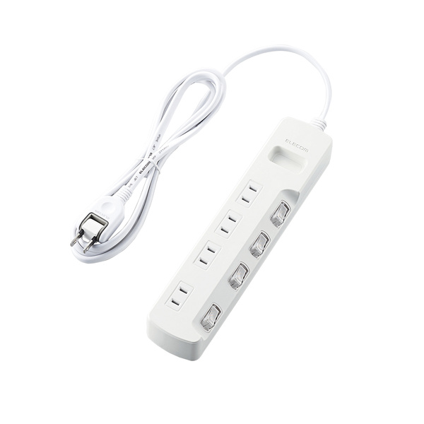 ほこり防止シャッター付 省エネタップ - T-E6A-2420WH ほこり防止シャッター付 省エネタップ - T-E6A-2420WH