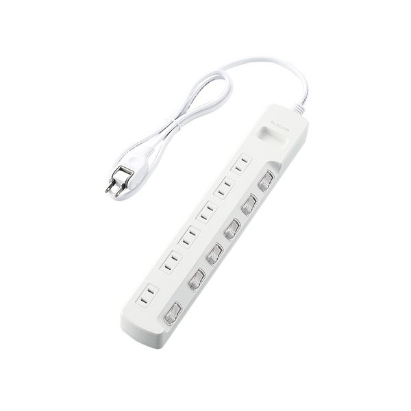 ほこり防止シャッター付 省エネタップ - T-E6A-2610WH