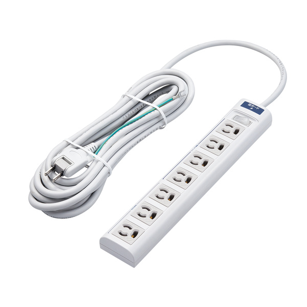 EU RoHs指令準拠 雷ガード常時通電/スイッチ連動タップ T-T05-3750LG/RS